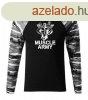 DRAGOWA Fit-T hossz ujj pl muscle army team, metro 160g/