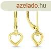Brilio Silver Romantikus aranyozott f&#xFC;lbeval&#x