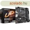 Gigabyte Alaplap - AMD B550M-K AM4 (B550, 4xDDR4 3200MHz, 4x