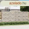 2 db ves horganyzott vas gabion kosr 400x50x180/200 cm