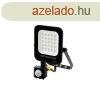 LED SMD reflektor 20 W ,fekete hz mozgsrzkelvel , meleg