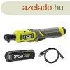 Ryobi 4V USB Lithium 1/4"-es racsnis kulcs, 1x 2,0Ah ak