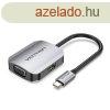 Vention USB-C to HDMI/VGA Converter Grey