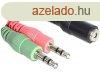 DeLock Adapter Stereo jack female 3.5 mm > 2 x Stereo jac