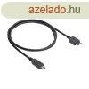 Akyga AK-USB-44 micro USB B 3.0/USB type C cable 1m Black