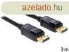 DeLock Displayport 1.2 male/male sszekt kbel 4K 3m