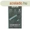 Avax HB601 CONNECT+ 4-port USB3.0 HUB Black