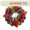 Adventi koszor Piros Tbbszn PVC Anansz 22 x 22 x 10 cm 