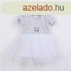 Baba ruha tll szoknyval New Baby Wonderful szrke