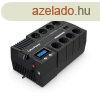 CYBERPOWER UPS BR700ELCD (8 aljzat) 700VA 420W, 230V sznetm