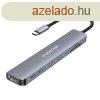 Lention 8 az 1-ben hub USB-C - 3x USB 3.0 + SD/TF + PD + USB