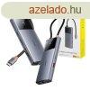 Hub 6 az 1-ben Baseus Metal Gleam 2 Series, USB-C - 2xUSB 3.