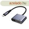 2 az 1-ben audioadapter Joyroom SY-L01 Lightning 3,5 mm-ig +