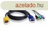 ATEN PS/2-USB KVM Cable 3m Black