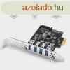 AXAGON PCEU-43RS PCIe Controller 4x SuperSpeed USB