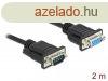 DeLock Serial Cable RS-232 D-Sub9 male to female null modem 