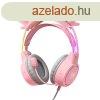 ONIKUMA X15Pro Gaming Headphones Pink/Deer Horns