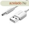 USB-3,5 mm-es hordcsatlakoz 5 V DC tpkbel 0,5 m szellz