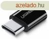 UGREEN US157 micro USB - USB-C adapter (fekete)