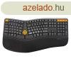 Wired Ergonomic Keyboard Delux GM905DB Grey/Orange