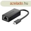 Kls RJ45-USB-C csatlakoz UGREEN 30287, 10/100 Mbps (feket