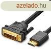 UGREEN HD106 HDMI - DVI kbel, 2m (fekete)