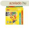 Zsrkrta kszlet 8x90 mm 24 db/bliszter Keyroad Wax Crayon 