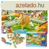 CASTORLAND Puzzle llatkerti ltogats szafari llatok - 60