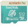 SanDisk microSDXC krtya NINTENDO SWITCH 512GB, 100MB/s, U3,