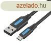 USB 2.0-Micro USB tltkbel Szellztets COLBF 1m (fekete)