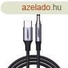 USB-C kbel UGREEN CM450 - 3.5 mm AUX mini jack, 1m (fekete)