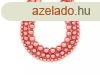 Kagyl bevont rzsaszn goly 4-5mm