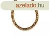 Hematit szin arany hullm korong 6x1,5mm