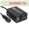 EUROCASE feszltsgvlt DC/AC, 12V/230V, 150W, USB 2*5V/500