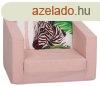 Mama Kiddies egyszemlyes sztnyithat kanap - Zebra on Pin