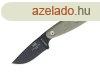 ESEE Izula II Black 1095 Green Canvas Micarta, Black Sheath 