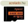 Apacer MicroSD krtya - 64GB microSDXC UHS-I U3 V30 A2 (R/W: