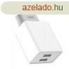 XO L65 fali tlt 2x USB + USB kbel (white)