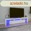 magasfny fehr TV-szekrny LED lmpkkal 200x36,5x40 cm