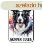 Kutys fa htmgnes, Border Collie, fekete-fehr