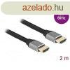 DELOCK kbel HDMI male / male sszekt 48 Gbps 8K 60Hz tan