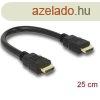 DELOCK kbel HDMI male / male sszekt 4K 25cm