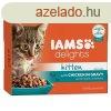 Iams Cat Delights Kitten & Junior csirke falatkk zlete