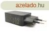 Lucent Trans 3M52 fekete gyri hlzati tlt USB-A 2A csatl