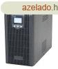 Gembird 2000VA Pure sine wave UPS LCD display USB Black