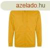 Just Hoods cipzros kapucnis frfi pulver AWJH050, Mustard-