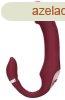 Shots Loveline Bendable Vibrating Strapless Strap on Merlot 