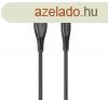 AWEI CL-182L adatkbel (USB - lightning, 2.4A, 100cm) FEKETE