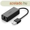 UGREEN CR110 USB-RJ45 hlzati adapter (fekete)