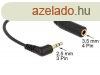 DeLock Audio Cable Stereo jack 2,5mm 3 pin male angled > 